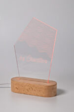 Woodify LED light trophy, pentagon - Image 22