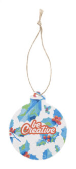 CreaJul Seed custom seed paper Christmar tree ornament, round