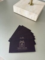 Vizitinės kortelės (standartinės arba su soft touch)