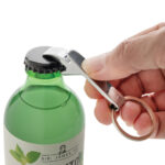 RCS recycled zinc alloy bottle opener keychain - Image 3