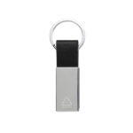 Luxury PU keychain RCS recycled zinc alloy - Image 5