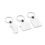 RCS recycled zinc alloy house keyring - Image 7