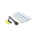 Tierra 2pcs straw and cutlery set in pouch - Image 14