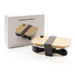 Glass lunchbox with bamboo lid - Image 4