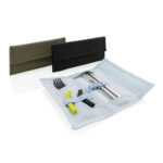 Tierra 2pcs straw and cutlery set in pouch - Image 33