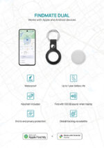 Findmate Dual RCS recycled plastic item finder IPX 5 - Image 6