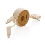 Cork and Wheat 6-in-1 retractable cable - Image 8