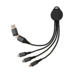 Terra RCS recycled aluminium 6-in-1 charging cable - Image 2