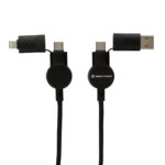 Oakland RCS recycled plastic 6-in-1 fast charging 45W cable - Image 2