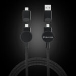 Oakland RCS recycled plastic 6-in-1 fast charging 45W cable - Image 4