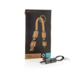 Terra recycled aluminium 4 in 1 60W fast charging cable - Image 3