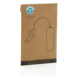 RCS recycled plastic USB hub with dual input - Image 6