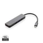 Terra RCS recycled aluminium hub with HDMI input