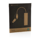 Terra RCS recycled aluminium hub with 3 USB ports - Image 8