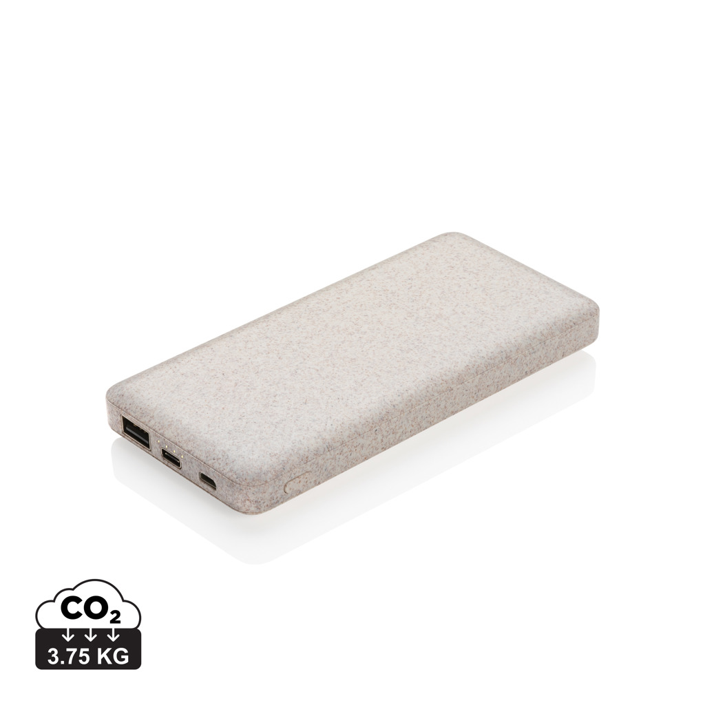 17707606889424 10.000 mah wheat straw powerbank - Image 1