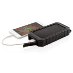 RCS recycled plastic Solar powerbank with 10W Wireless - Image 4