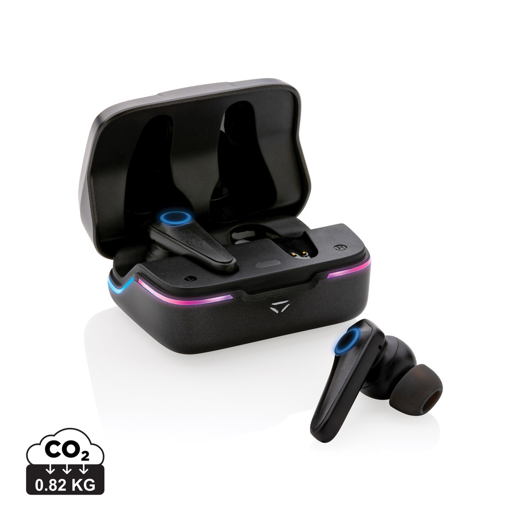 17707609481781 RGB gaming earbuds with ENC - Image 1