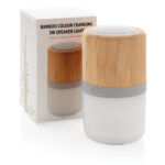 Bamboo colour changing 3W speaker light - Image 11