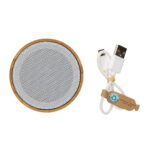 RCS recycled plastic and bamboo 3W wireless speaker - Image 11
