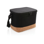 Two tone cooler bag with cork detail - Image 2