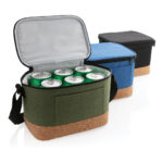 Two tone cooler bag with cork detail - Image 19