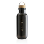 RCS RPET bottle with bamboo lid and handle - Image 18