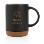 Ceramic mug with cork base 280ml - Image 4