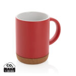 Ceramic mug with cork base 280ml - Image 15