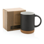 Ceramic mug with cork base 280ml - Image 7