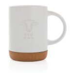 Ceramic mug with cork base 280ml - Image 12