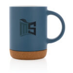 Ceramic mug with cork base 280ml - Image 24