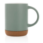 Ceramic mug with cork base 280ml - Image 29
