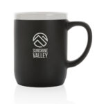 Ceramic mug with white rim 300ml - Image 4