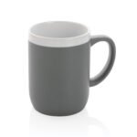 Ceramic mug with white rim 300ml - Image 10