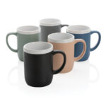 Ceramic mug with white rim 300ml - Image 13