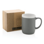 Ceramic mug with white rim 300ml - Image 14
