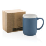 Ceramic mug with white rim 300ml - Image 21