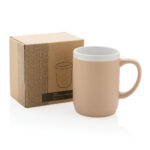 Ceramic mug with white rim 300ml - Image 37