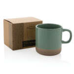 Glazed ceramic mug 360ml - Image 38