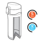 RCS Recycled stainless steel easy lock vacuum mug - Image 7