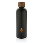 Wood RCS certified recycled stainless steel vacuum bottle - Image 5
