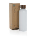 Wood RCS certified recycled stainless steel vacuum bottle - Image 23