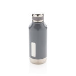 Leak proof vacuum bottle with logo plate - Image 2