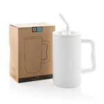 Cube RCS certified recycled steel mug 800ml - Image 3