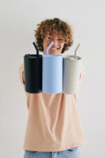 Cube RCS certified recycled steel mug 800ml - Image 78