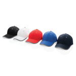 Impact AWARE™ Brushed rcotton 6 panel contrast cap 280gr - Image 23