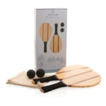 Wooden frescobol tennis set - Image 7