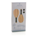 Wooden frescobol tennis set - Image 8
