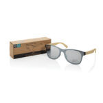 Prism RCS recycled plastic sunglasses with bamboo frame - Image 9
