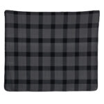 Soft plaid fleece blanket - Image 3